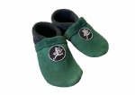 Lucky charm crawling and walk-learning-shoes made of full cattle leather